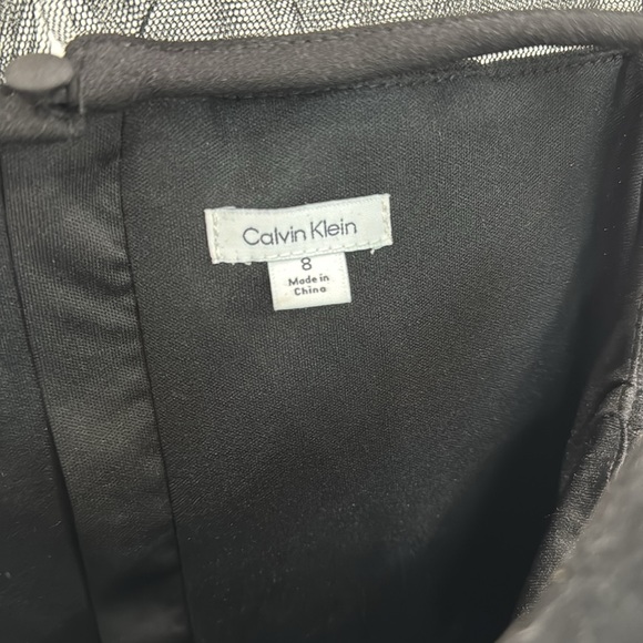 Calvin Klein Girls Black Dress Party Wedding Holiday, Bow, size 8 Fancy Formal - Picture 11 of 11